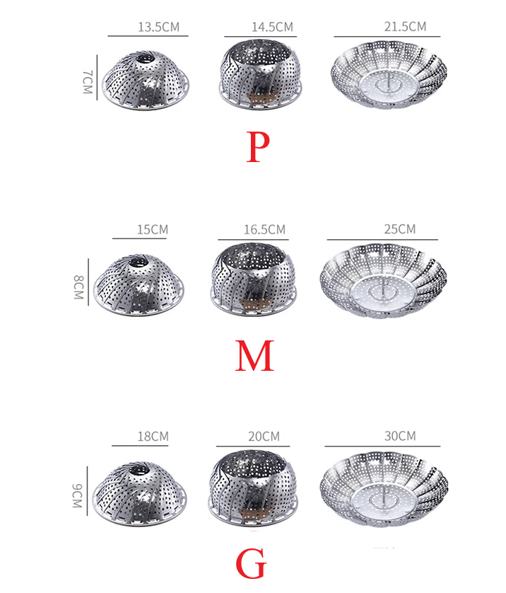 Cesta de Aço Inoxidável para Cozimento a Vapor: Prepare Refeições Saudáveis e Saborosas