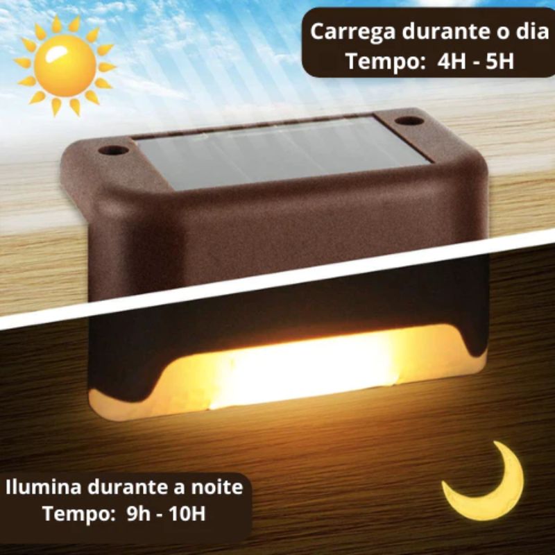 Luminária de Jardim com Energia Solar, Resistente à Água