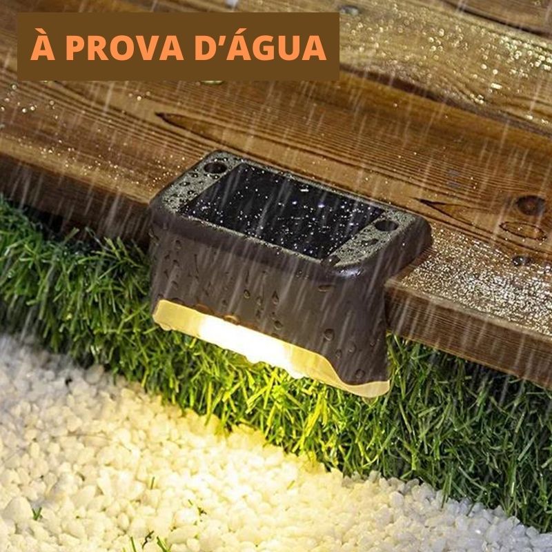 Luminária de Jardim com Energia Solar, Resistente à Água